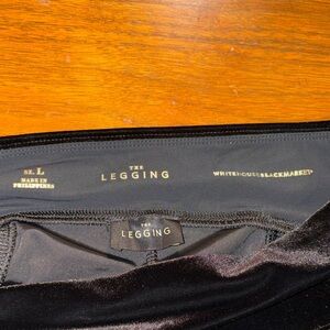 NWOT White House Black Market Sleek Black Leggings *Compression support